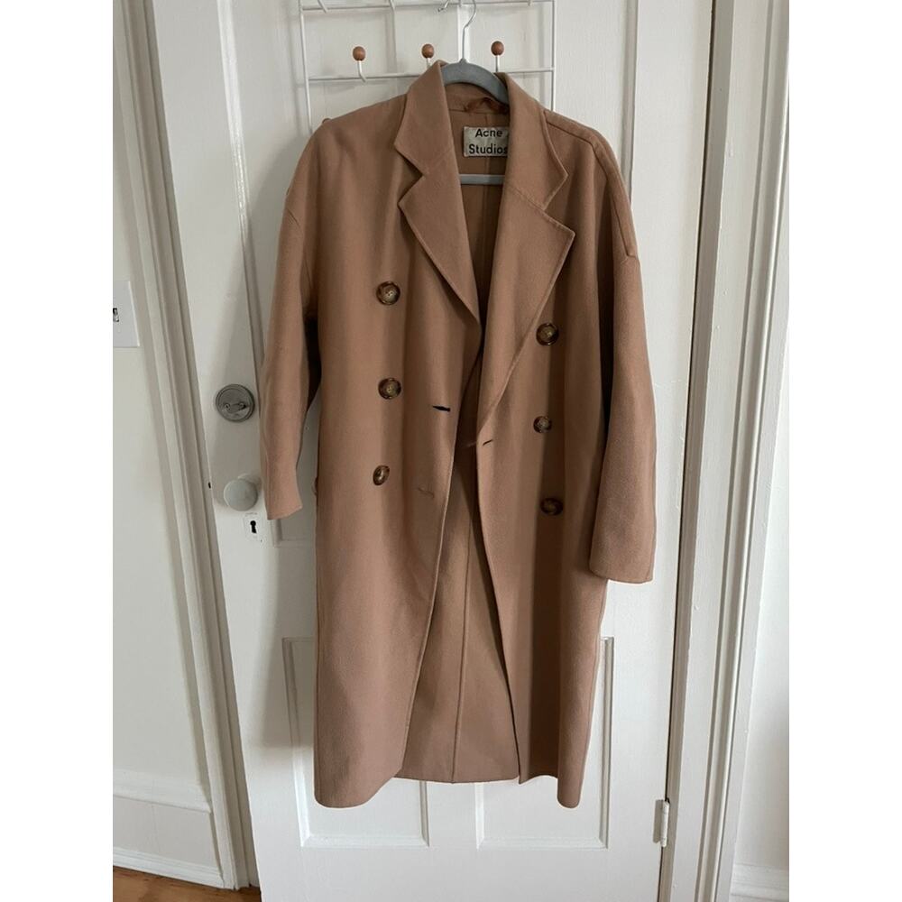 Acne Studios Cales Double Paw double breasted coat wool cashmere 34